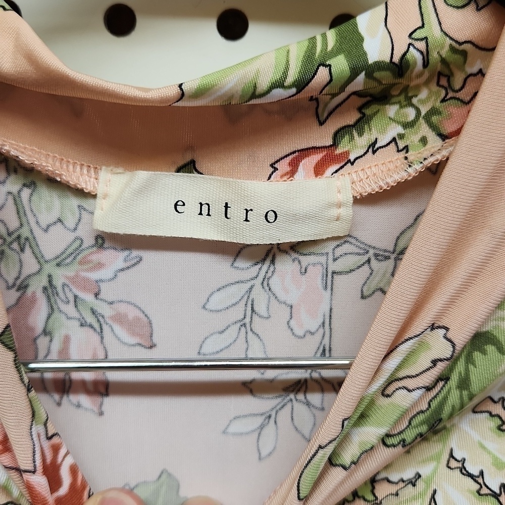 Entro dress floral EUC small - Picture 4 of 5